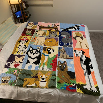 Dogghan C2C Blanket