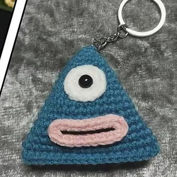 Monster Keychain,Free Crochet Patterns,Crochet Easy Patterns,Crocheting Projects for Beginners