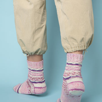 Warming Woven Socks - Free Knitting Pattern in Paintbox Yarns Socks