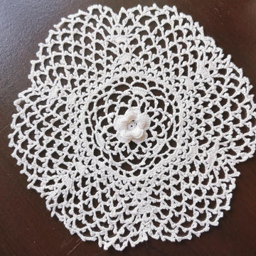 Antique rose doily