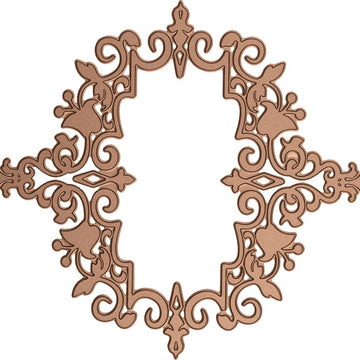 Spellbinders Amazing Papers Grace Glimmer Hot Foil Plate - Petite Looking Glass Frame