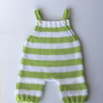 Striped romper and pixie hat