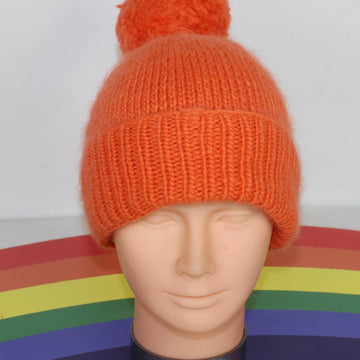 Toddler & Child Simple Aran Bobble Beanie Hat