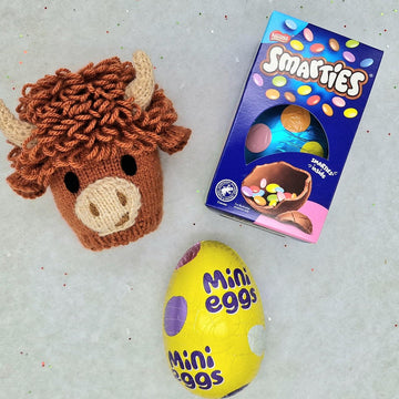 Highland Cow Easter Egg Cosy