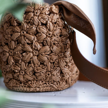 Flower bucket bag