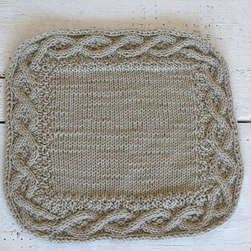 Add a Seamless Cable Border to a Blanket