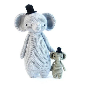 Elephant with Hat Crochet Amigurumi Pattern