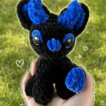 Bloo the Devil Cat Amigurumi, Crochet Pattern