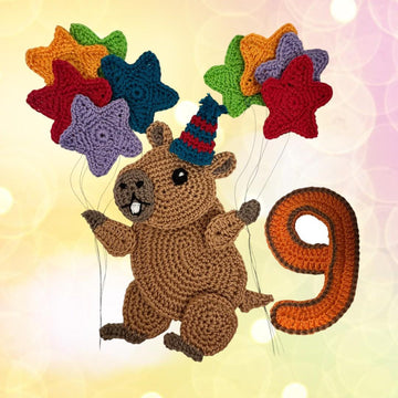 Crochet Animal Number 9 Capybara