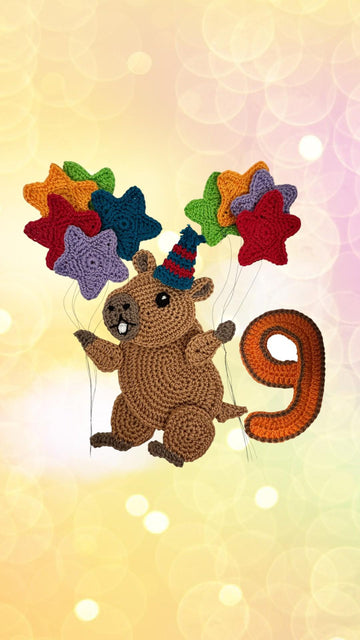 Crochet Animal Number 9 Capybara