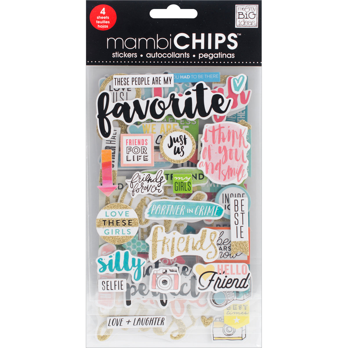 Chipboard Value Pack - Favorite, 52/Pkg