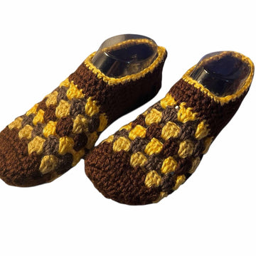 Granny Stitch Slippers  Easy Crochet Pattern