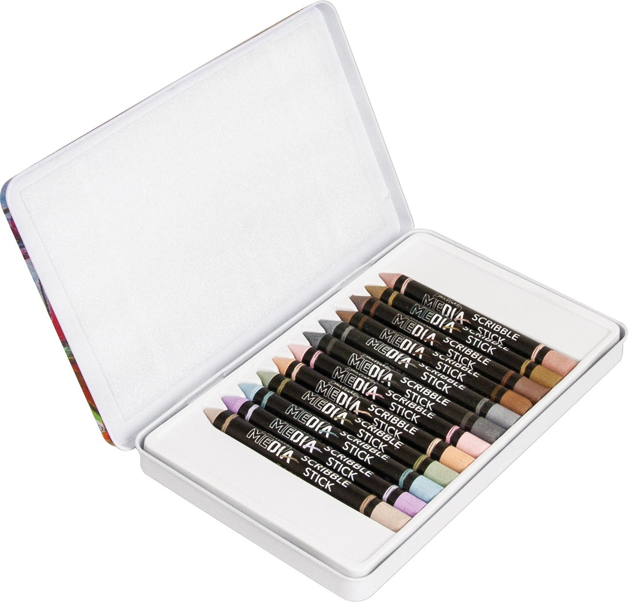 Ranger Dina Wakley Media Scribble Sticks 3 12/Pkg - 580474