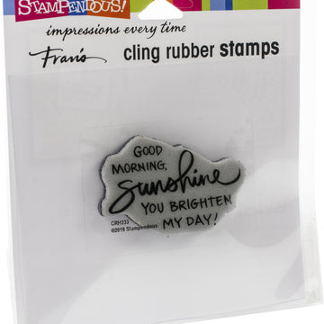 Stampendous Cling Stamp - Morning Sunshine