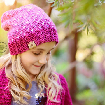Crochet Fair Isle Slouch