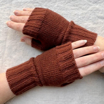 Comfy Cabin Fingerless Mitts