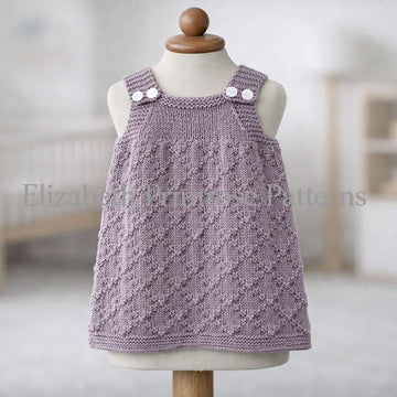 Diamond Lattice Pinafore Dress P188