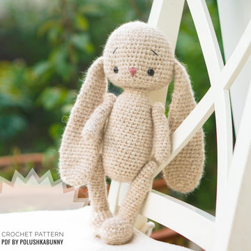 Crochet Pattern Little Bunny toy, amigurumi