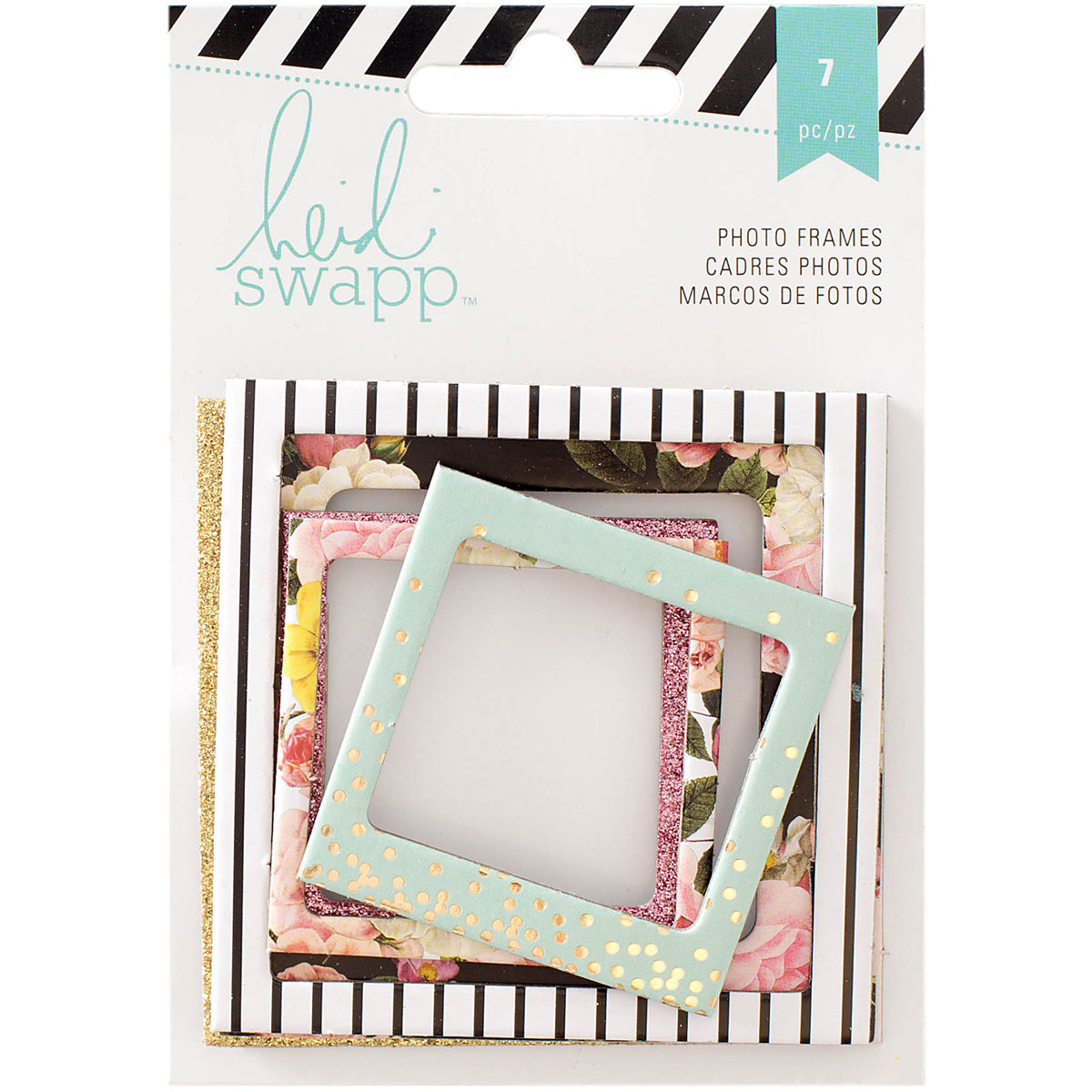 American Crafts Heidi Swapp Memory Planner Photo Frames 7/Pkg - 527754