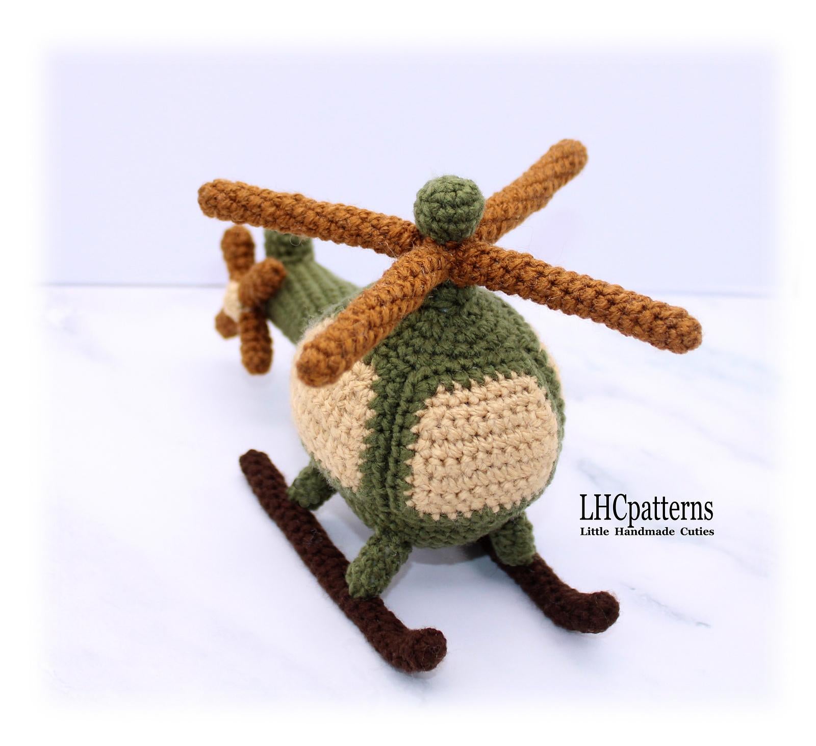 Military Helicopter Crochet Pattern