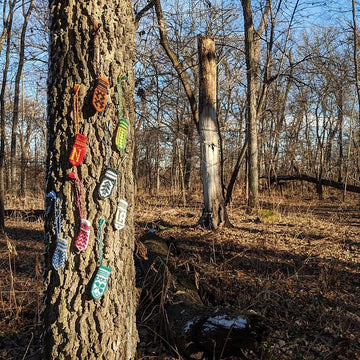 Folk Mitten Ornament