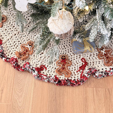 Gingerbread Christmas Tree Skirt