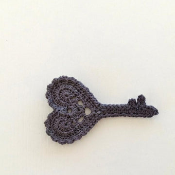Vintage Heart Key Crochet Pattern