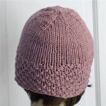 Textured Brim Beanie