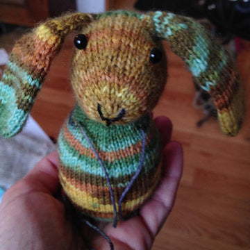 Mini-Sock Yarn Bunny