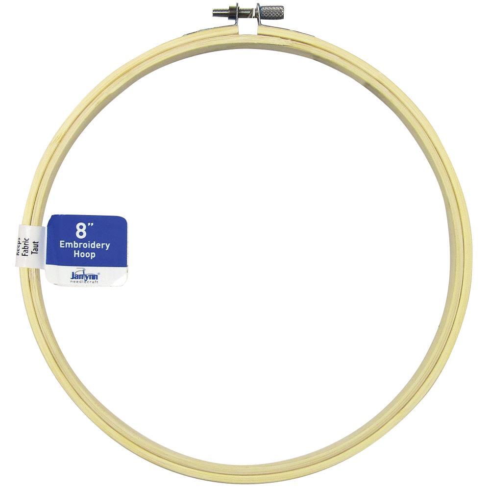 Janlynn Wood Embroidery Hoop 8in