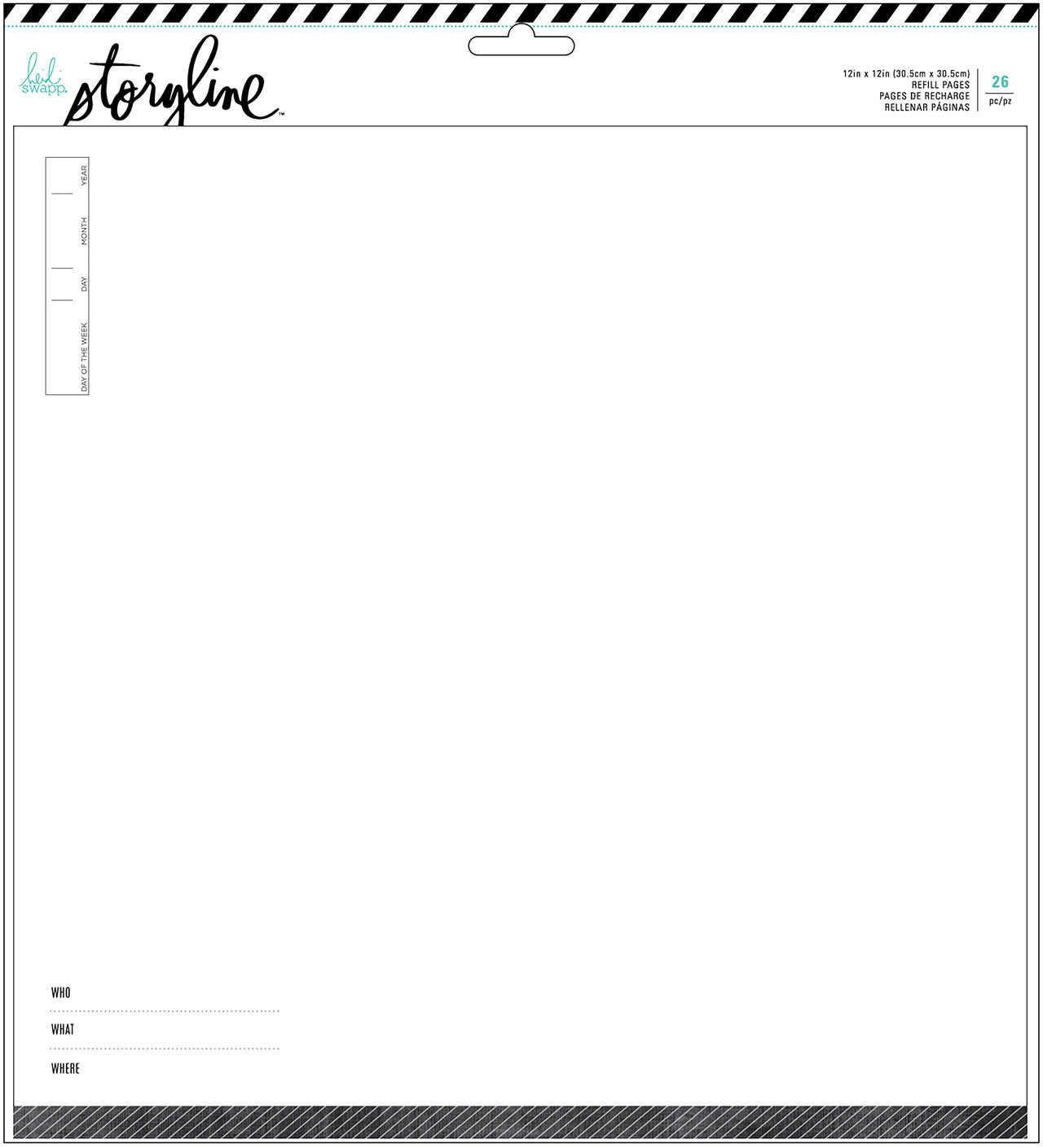 American Crafts Heidi Swapp Storyline2 Refill Pack 12"X12" 36/Pkg - 380347