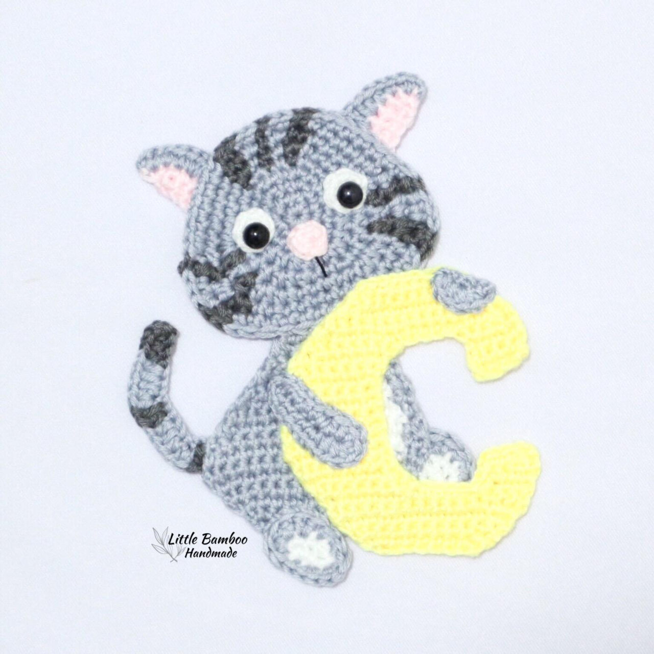 C for Cat Applique