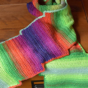 Retro Panel Scarf