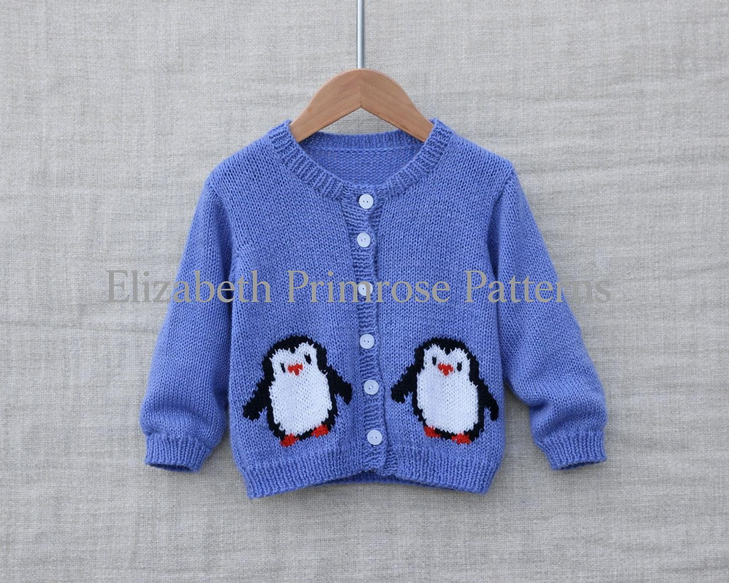 Piper the Penguin Cardigan  P183