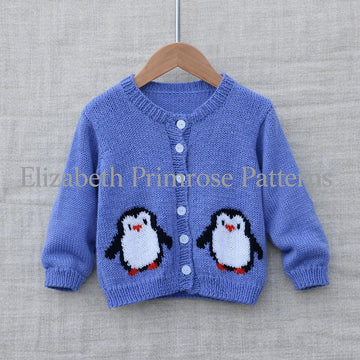 Piper the Penguin Cardigan  P183