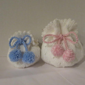 Gift Bag, Tote Bag, Seamless Knitted in the Round