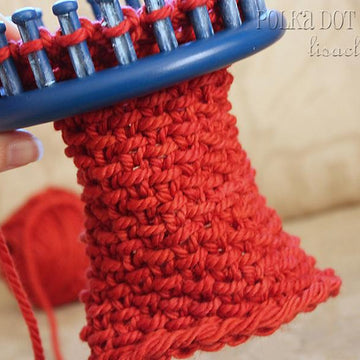 Luxurious Loom-Knit Neckwarmer