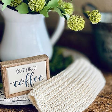 Perfectly Pleated Dishcloth