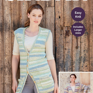 Cardigan and Waistcoat in Sirdar Crofter DK - 8222 - Downloadable PDF