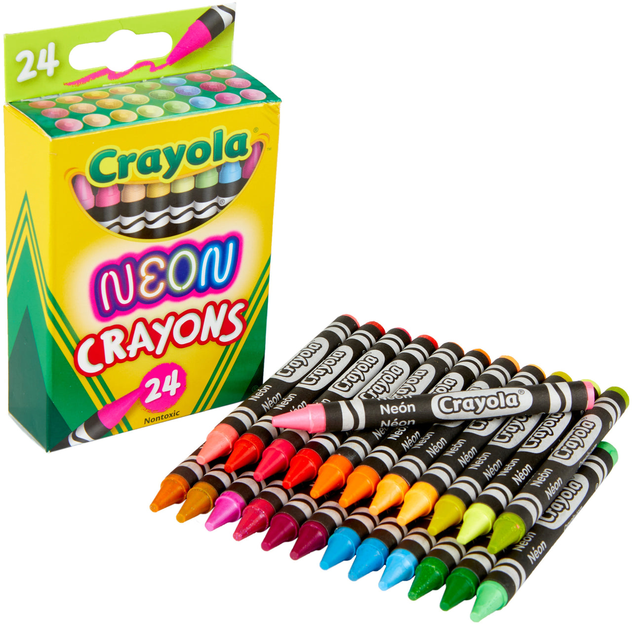 Crayola Crayons - Neon 24/Pkg