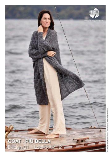 Coat in Piu Bella in Lana Grossa - 0112 - Downloadable PDF