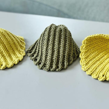 Seashell Inspired Crochet Coasters