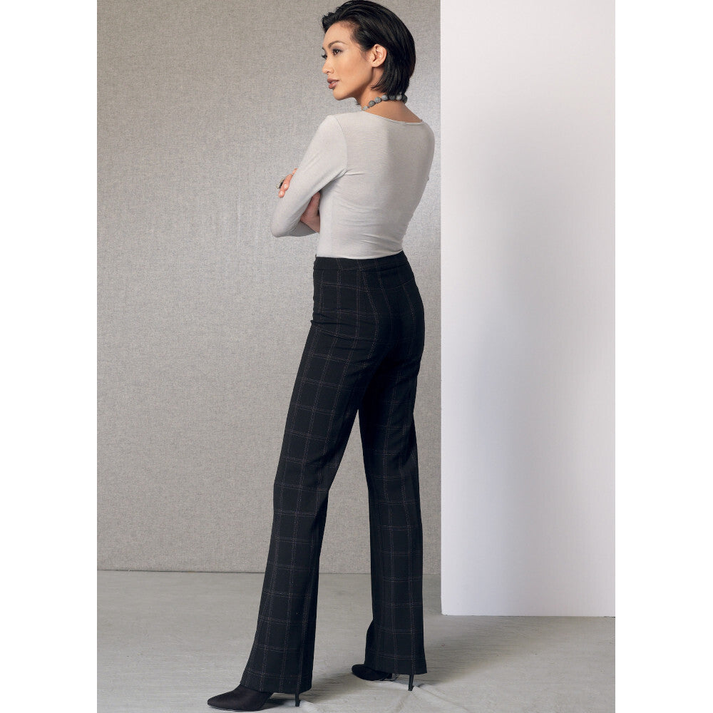 Vogue Misses' Custom-Fit Bootcut Pants V9181 - Sewing Pattern