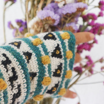 Seed Fingerless Mittens
