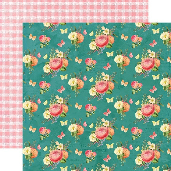Simple Stories Simple Vintage Garden District Double-Sided Cardstock 12" 25/Pkg - Celebrate Today