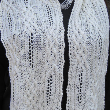 Blantrey Cable Lace Scarf