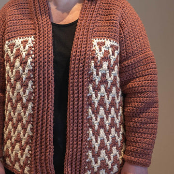 Mosaic Crochet Cardigan