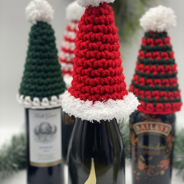 Holiday Wine Bottle Hat