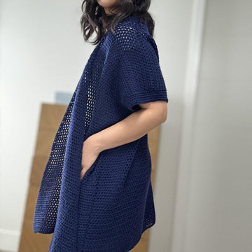 Short Sleeve Long Summer Cardigan