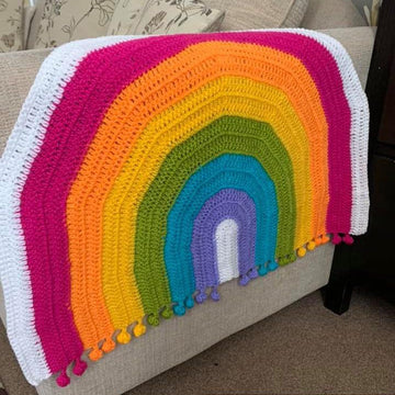 Rainbow Drop Blanket